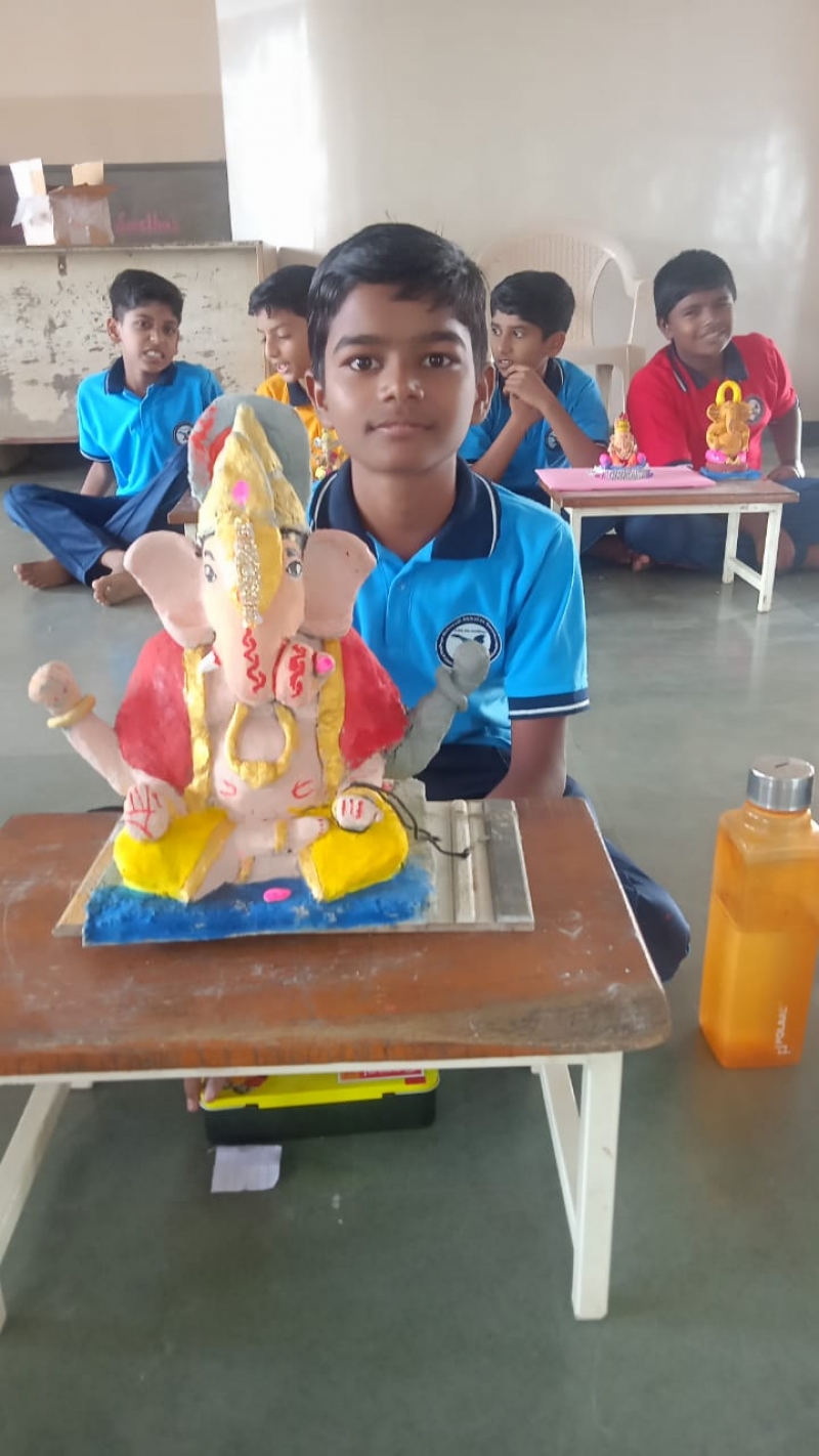 Exhibition of Eco-friendly Ganesha Idols